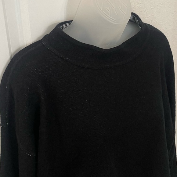 Eileen Fisher Doubleknit Organic Cotton Reversible Mock Neck Top - Picture 6 of 13